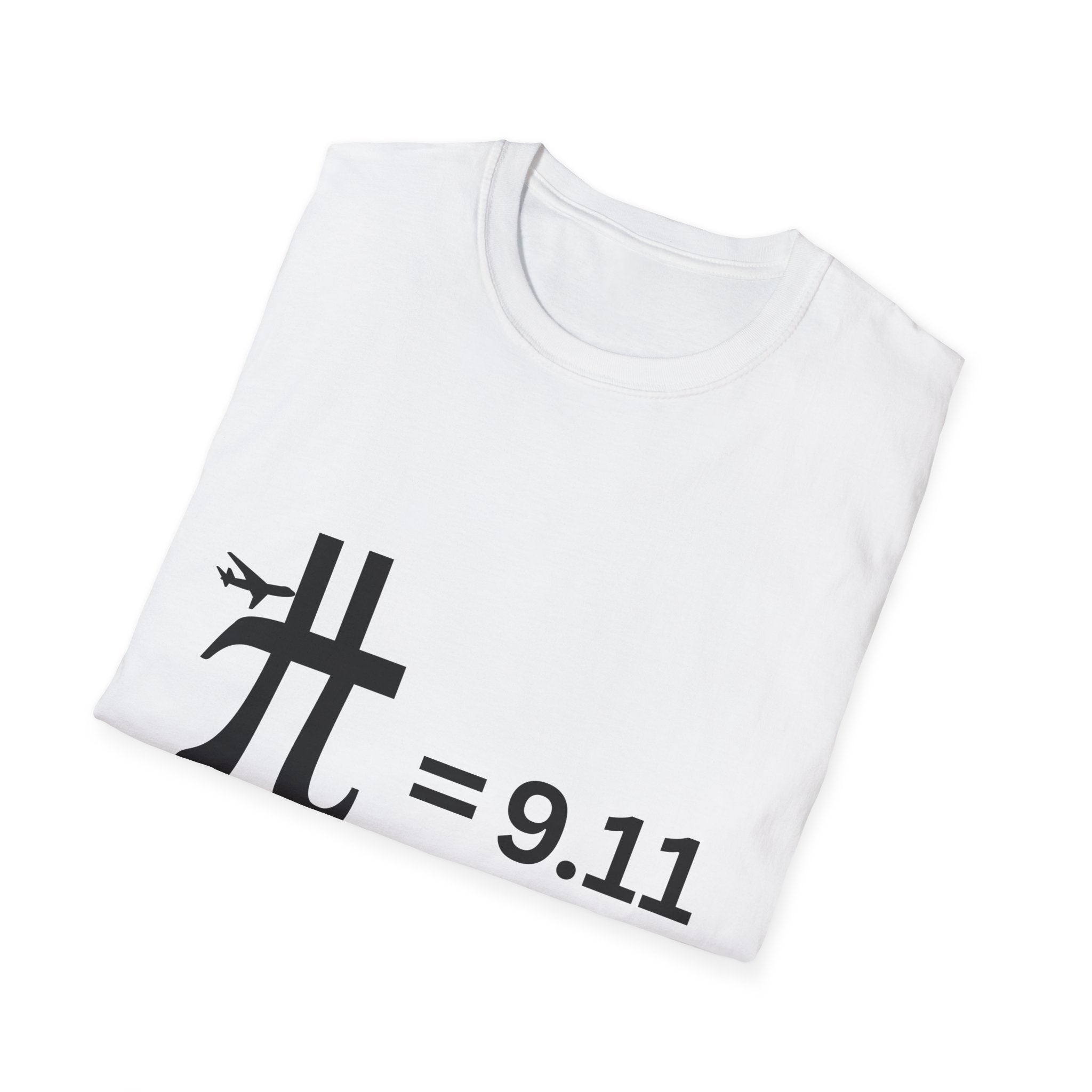 Pi Symbol with Airplane = 9.11 Graphic Tee