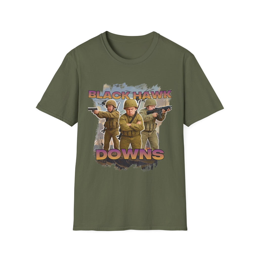 The "Black Hawk Downs" Parody Tee