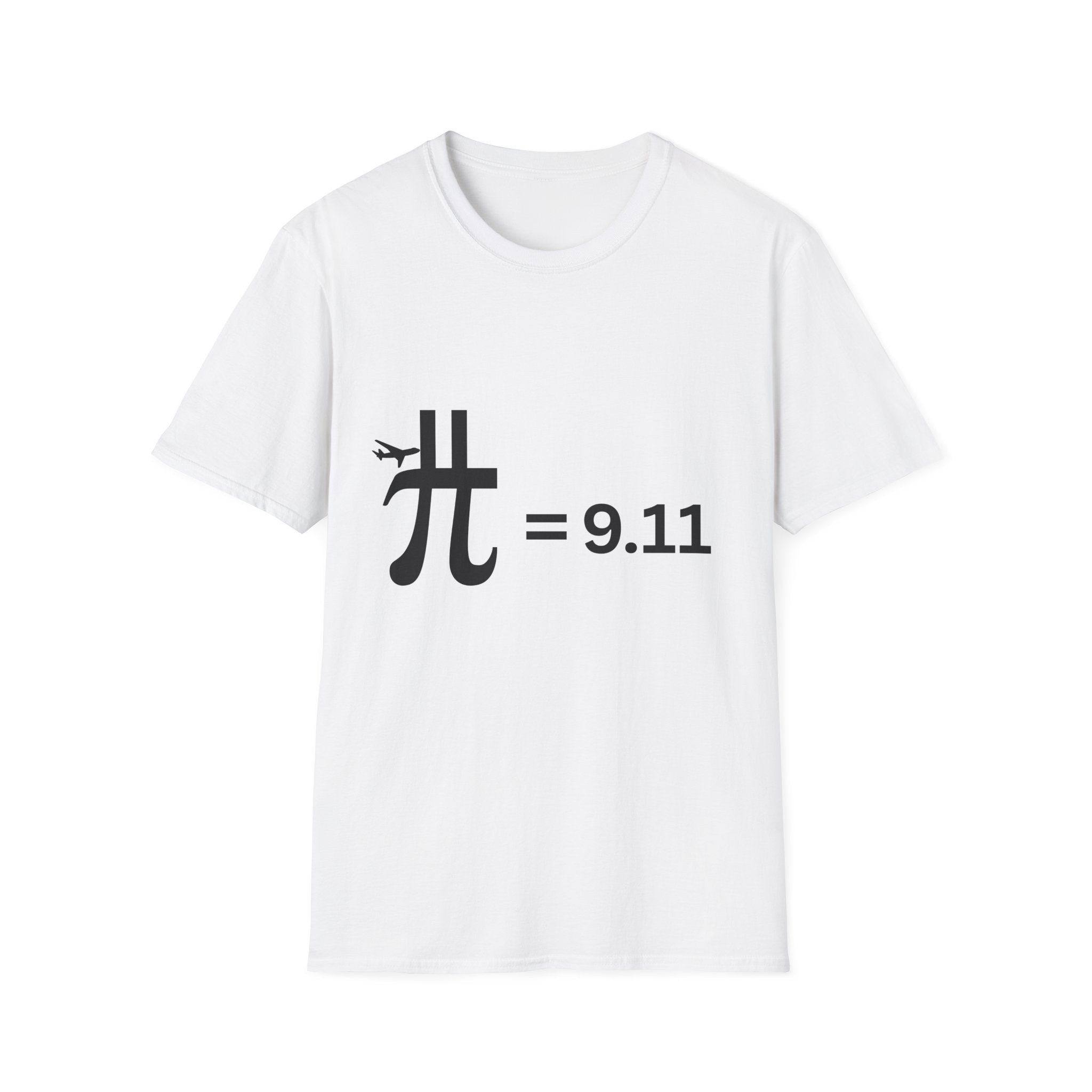 Pi Symbol with Airplane = 9.11 Graphic Tee